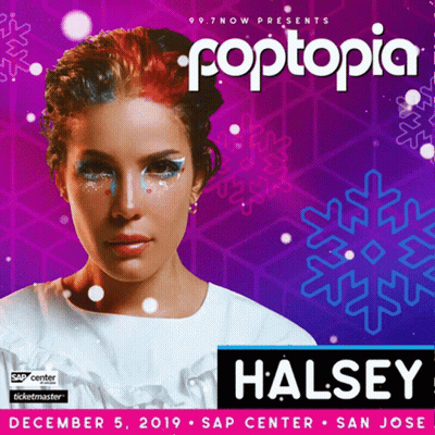 Poptopia Poster With Halsey GIF