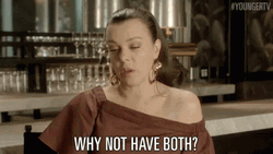Porque No Los Dos Debi Mazer Maggie Younger  GIF