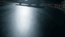 Porsche 911 Gray Running Water Splash GIF