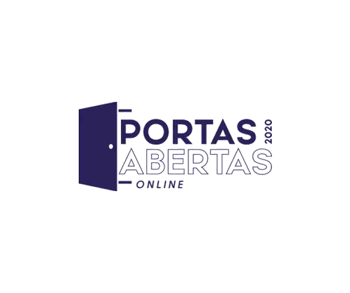 Portas Abertas Online Blue Door Logo Sticker