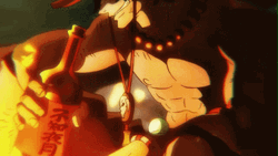 Portgas D Ace Holding Bottle GIF