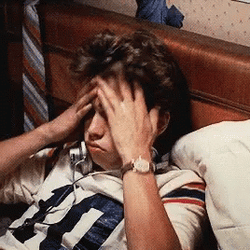 Portrait Johnny Depp In A Nightmare On Elm Street Movie GIF