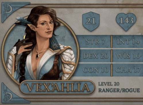 Portrait Of Woman With Name Vexahlia GIF