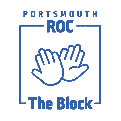 Portsmouth ROC High Five Logo Sticker