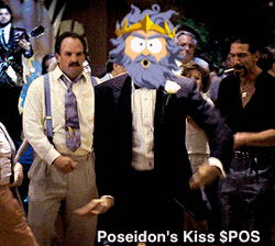 Poseidon's Kiss Dancing Wearing Black Suit GIF