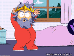 Poseidon's Kiss Picked And Dropped Sleeping Guy GIF