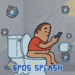 Poseidon's Kiss Pop Up To Man's Toilet GIF
