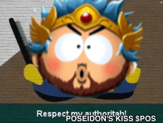 Poseidon's Kiss Respect My Authority GIF