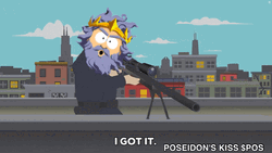 Poseidon's Kiss Sniper I Got It GIF