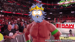 Poseidon's Kiss Throat Slit Gesture GIF