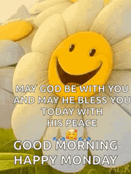 Positive Monday May God Be With You GIF