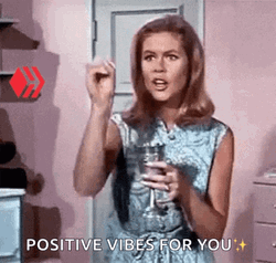 Positive Vibes Elizabeth Montgomery GIF