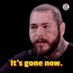 Post Malone And Its Gone Now GIF