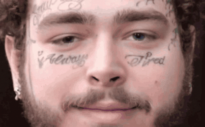 Post Malone Face Tattoo GIF
