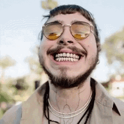 Post Malone Outer Teeth GIF