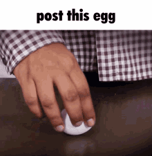Post This Spinning Egg Meme GIF