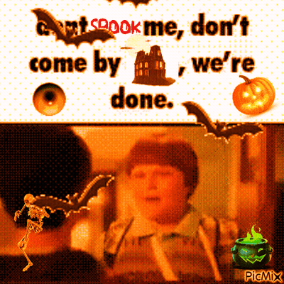 Poster Cant Spook Me Dont Come By Were Done GIF