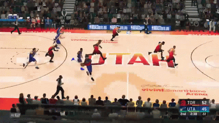 Poster Dunk Intense Game GIF