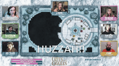 Poster For Crits And Giggles Snowy Area Map GIF