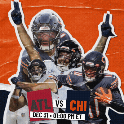 Poster For Game Between Bears And Chicago Bears GIF