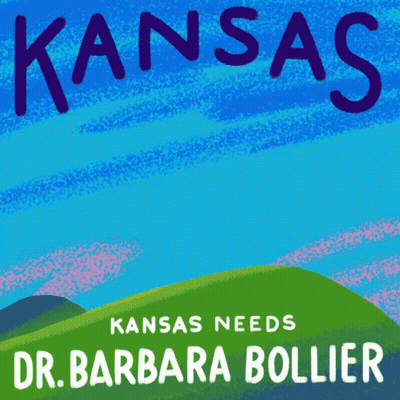 Poster For Kansas Needs Dr Barbara Bollier GIF