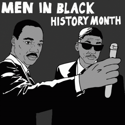 Poster For Men In Black History Month Two Men In Suits GIF