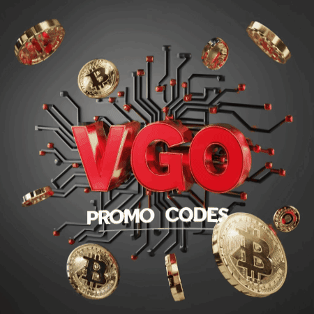 Poster For VGO Promo Codes With Gold Coins GIF