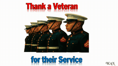 Poster Honoring Veterans Who Served So We May Live Free GIF
