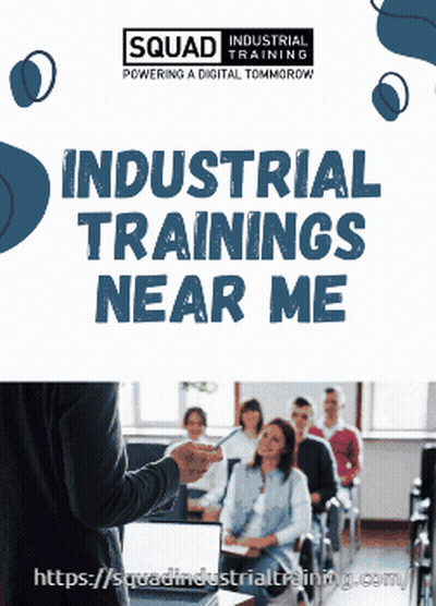Poster Industrial Trainings Near Me Man Presenting GIF