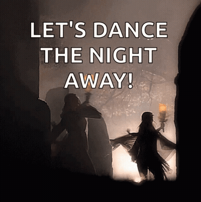 Poster Let's Dance The Night Away GIF