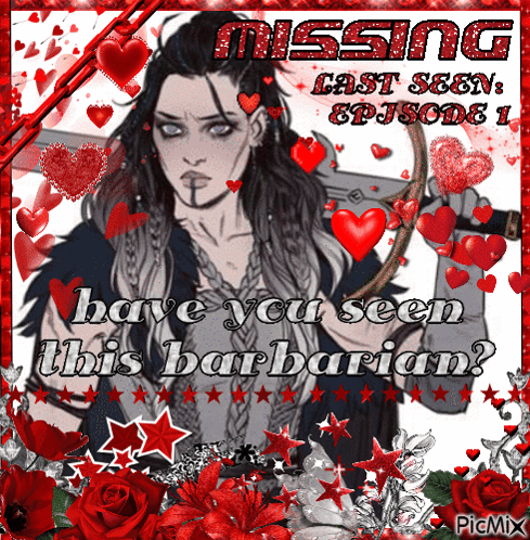 Poster Missing Last Seen Episode 1 Woman Holding Sword GIF