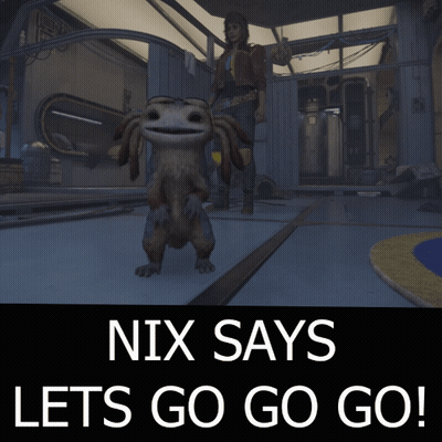 Poster Nix Says Let's Go Go GIF