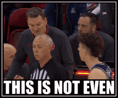 Poster Of Basketball Game Saying This Is Not Even GIF