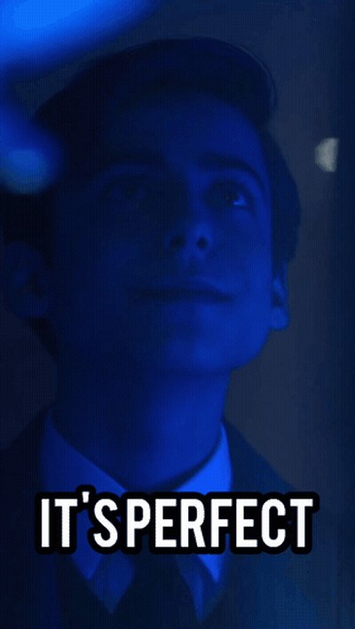 Poster Of Man With Its Perfect GIF