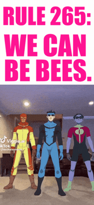 Poster Rule 265 We Can Bees GIF