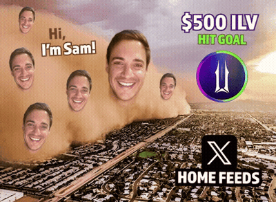 Poster Saying $500 Ilv Hit Goal GIF