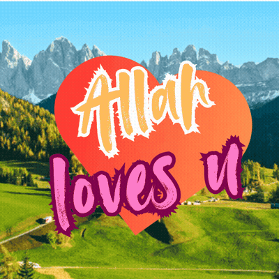 Poster Saying Allah Loves Everyone GIF