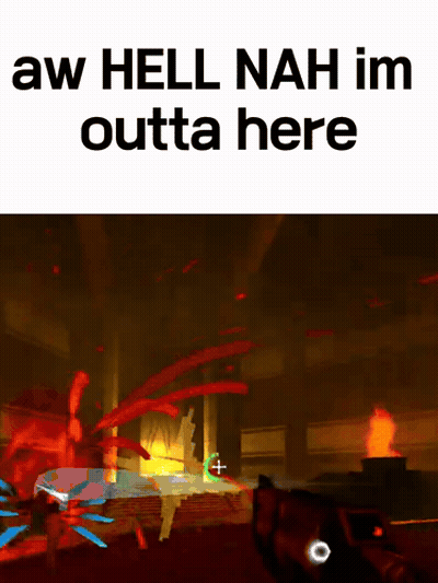 Poster Saying Aw Hell Nah Im Outta Here GIF