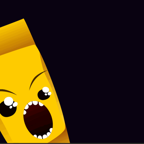 Poster Saying Buy The Dip With Yellow Face GIF