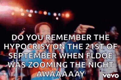 Poster Saying Do You Remember The Hypocrisy On The 21St Of September When Flooe Was Zooming The Night GIF