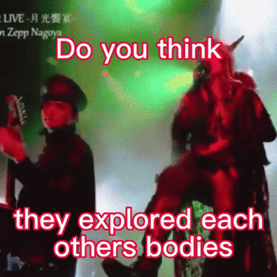 Poster Saying Do You Think They Explored Each Others Bodies GIF