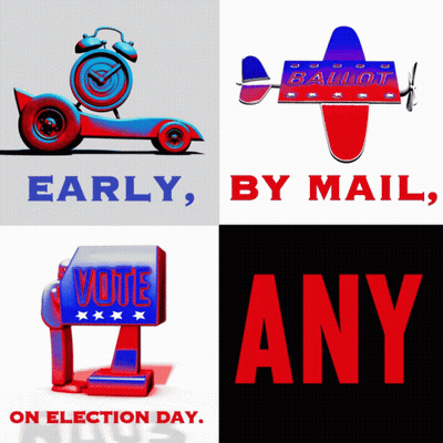 Poster Saying Early By Mail GIF