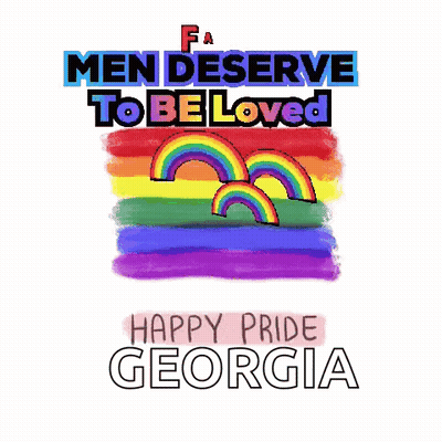 Poster Saying Fact Men Deserve To Be Loved GIF