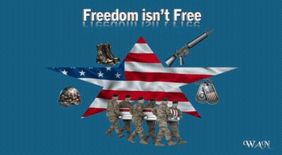 Poster Saying Freedom Isn T Free GIF