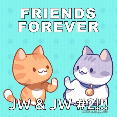 Poster Saying Friends Forever Jw & Jw # 2 GIF