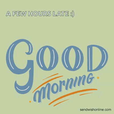 Poster Saying Good Morning With Sun GIF
