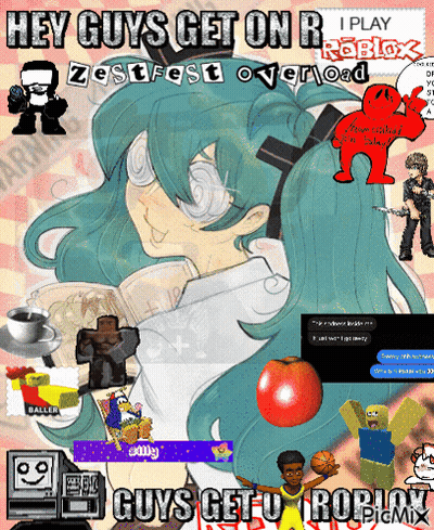 Poster Saying Hey Guys Get On Roblox GIF