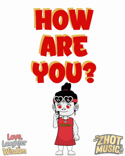 Poster Saying How Are You GIF