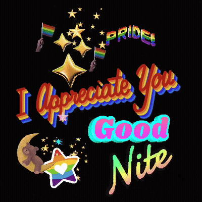 Poster Saying I Appreciate You Good Nite GIF