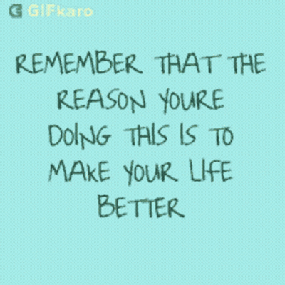 Poster Saying I Know What I Have To Do To Get Better GIF